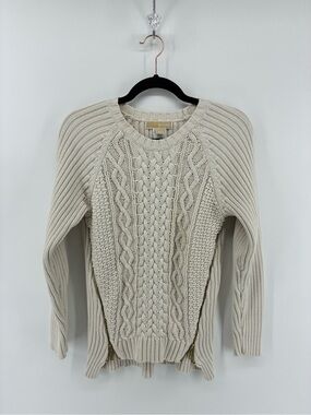 Michael Kors Cream Cable Knit Sweater